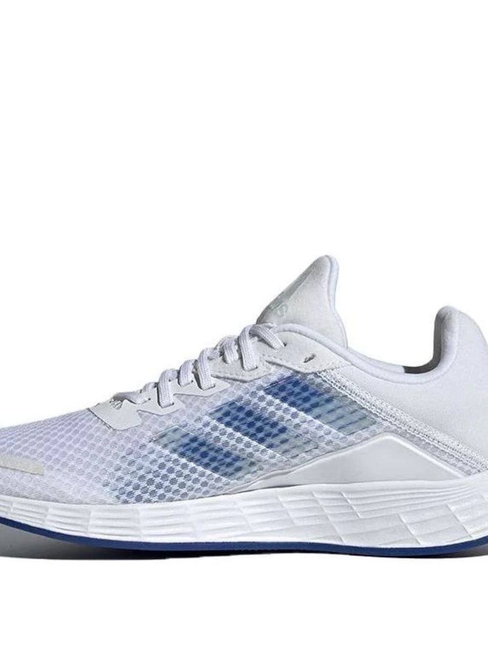 Adidas Women's Duramo SL White & Blue Running Sneakers NWOT size 8 1/2